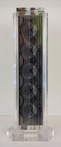 Victor Vasarely Hungarian/French Holld (Moire Tower) 1988